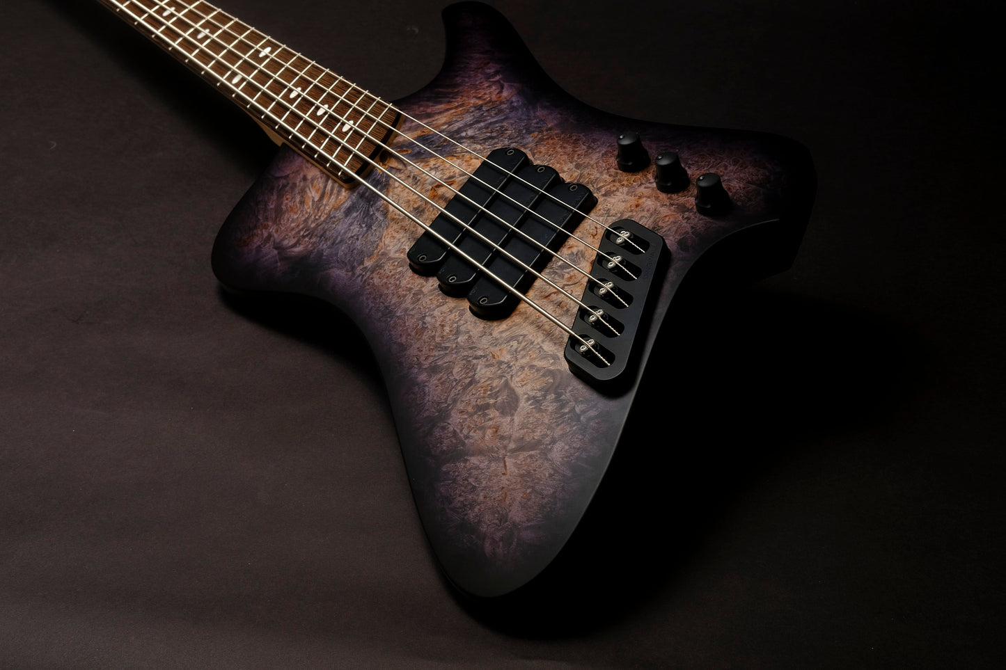 Dingwall D-Roc Custom 5 - Trans Black Burst