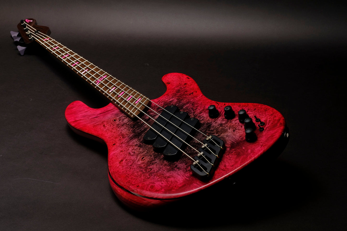 Dingwall Super J 4 - Charcoal to Pink Reverse Burst