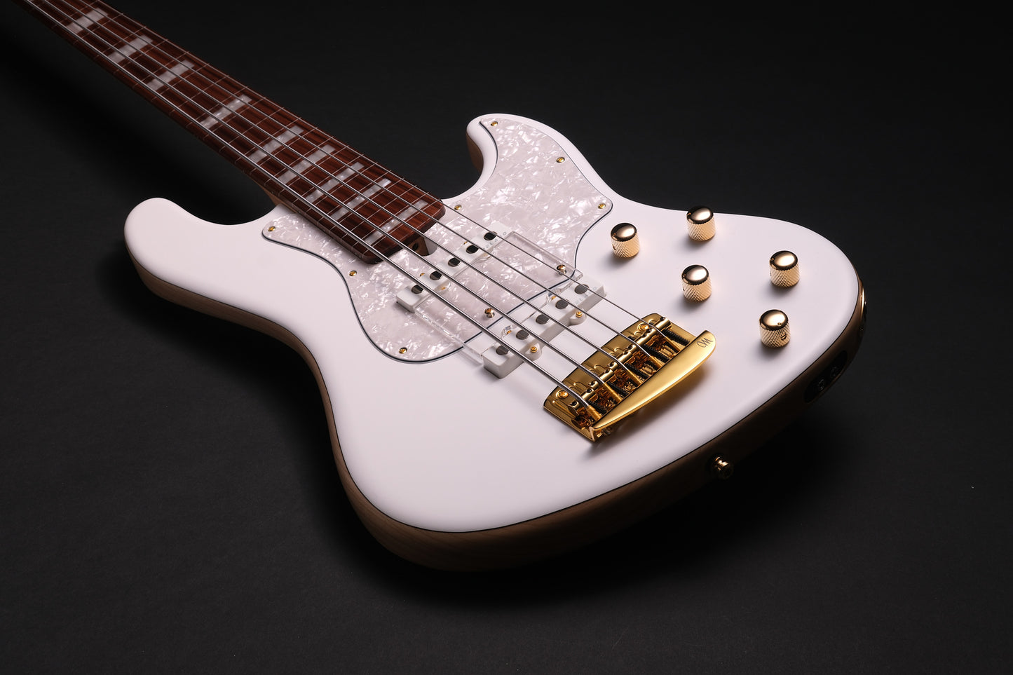 Mayones Jabba HF 5 Fretless 2026 - Monolith White