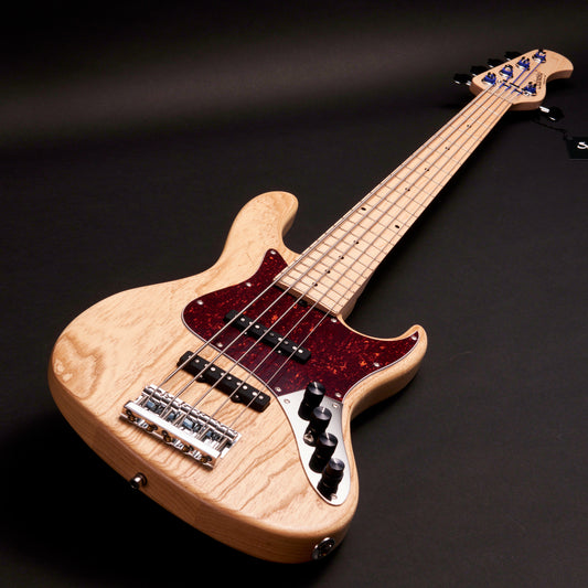 Sadowsky MetroLine 22-Fret Will Lee 5 Natural Transparent Satin 5-string bass, 3.63 kg, at Bass Freaks