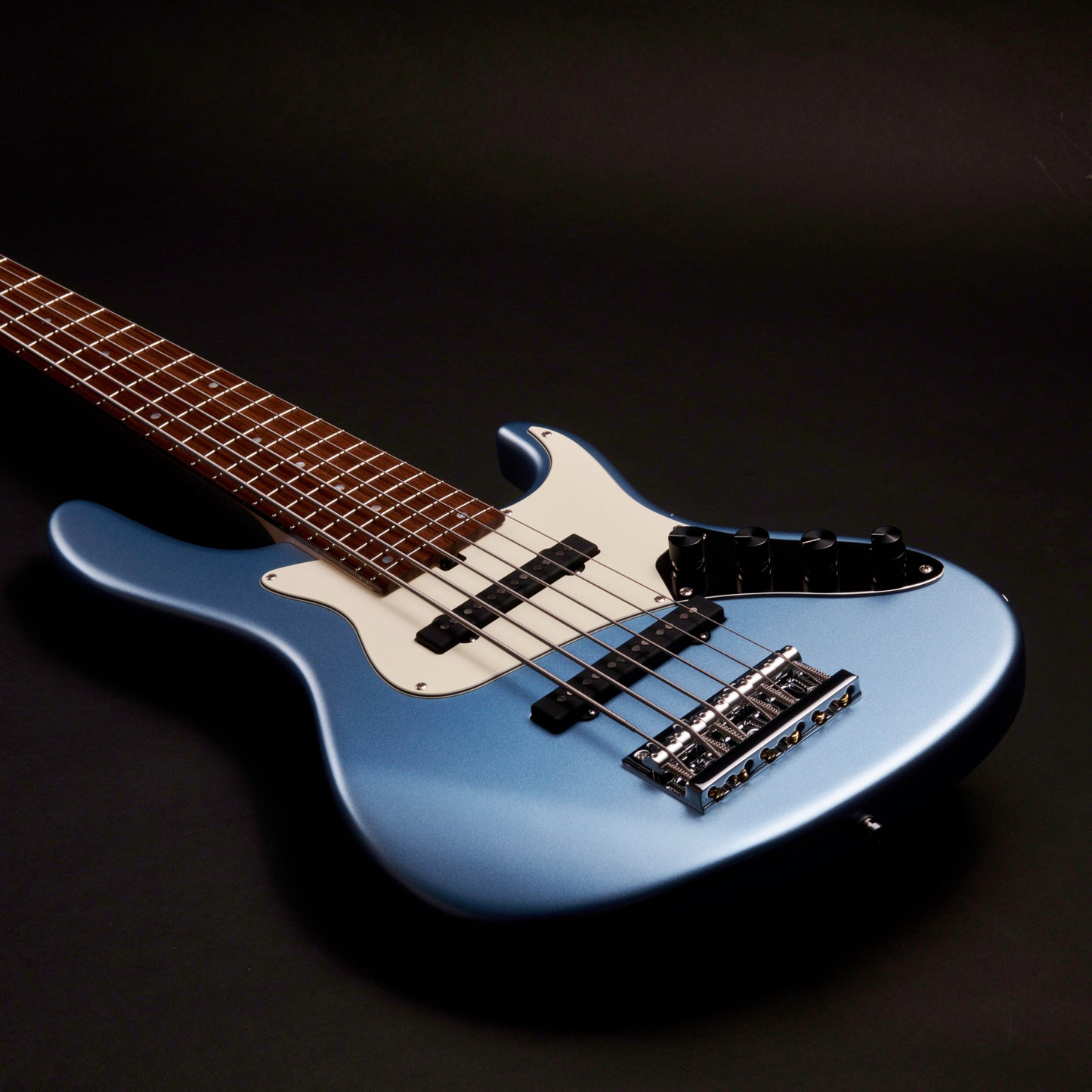 Sadowsky MetroLine 24-Fret Vintage J 6 - Solid Ice Blue Metallic Satin
