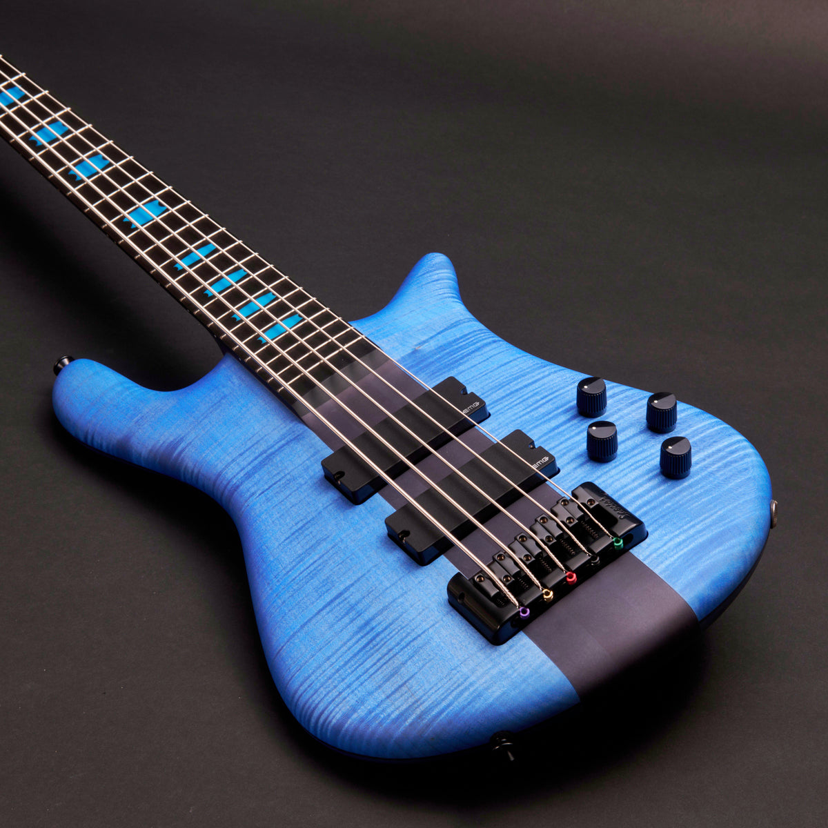 Spector Euro 5 LX Hyper Blue Matte 5-string bass at Bass Freaks