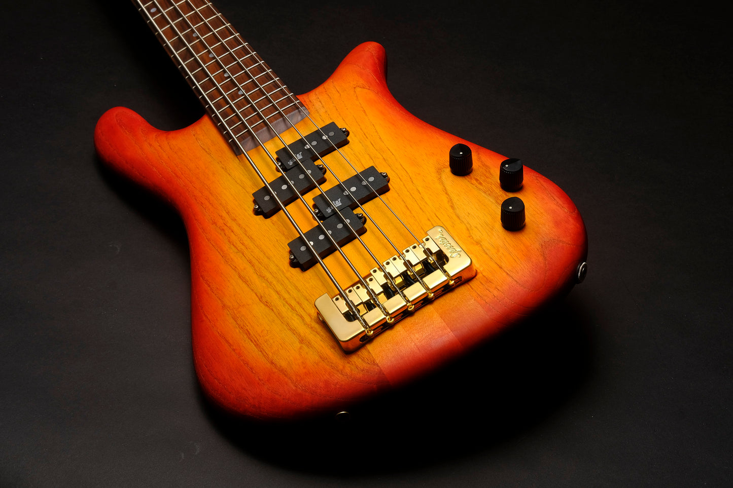 Spector NS-5 - Red/Gold Burst Oil