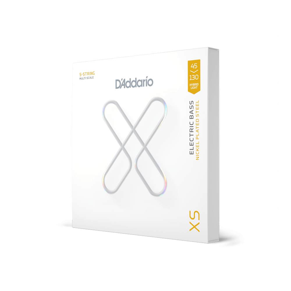 D'Addario XS Nickel 5 Multiscale, 45-130 Hybrid Light