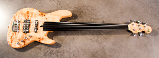 Maruszczyk Elwood L5A-24 Fretless Custom Shop - Eye Poplar