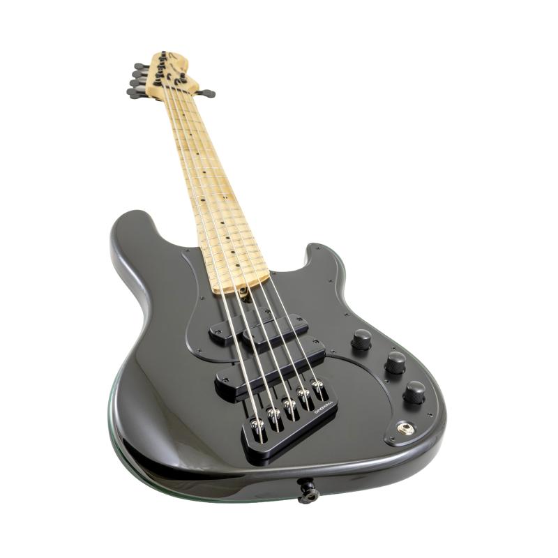 Dingwall SP1 5 Metallic Black front - Bass Freaks