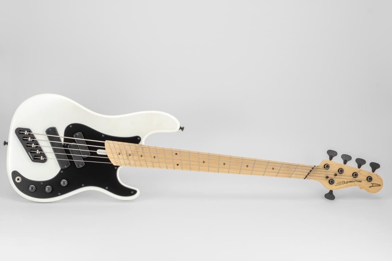 Dingwall SP1 5 Ducati White detail - Bass Freaks
