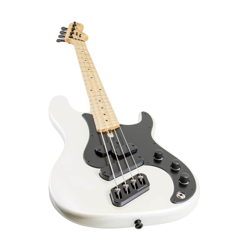 Dingwall SP1 4 Ducati White front - Bass Freaks