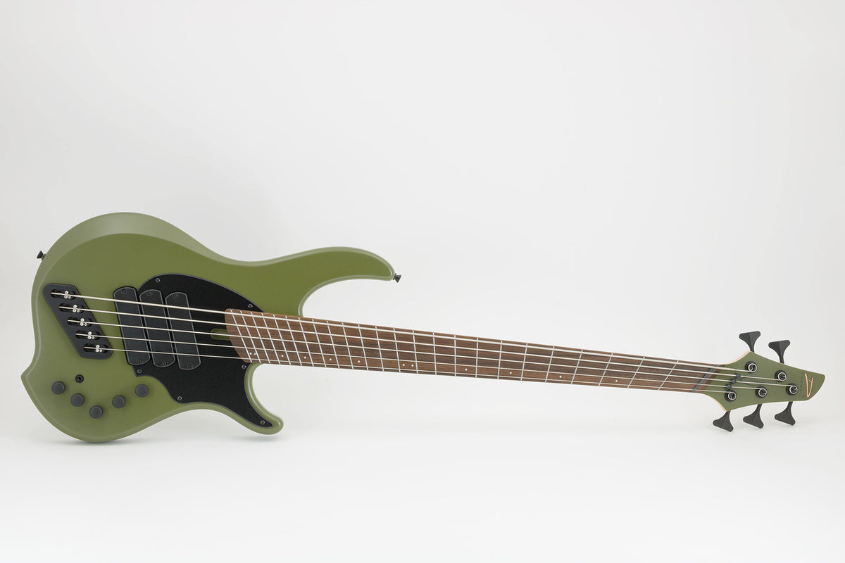 Dingwall KK3 Kyle Konkiel Signature Combustion 5 Matte Army Green bass at Bass Freaks