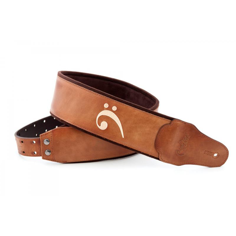 RightOn! Fakey Bass Light Brown bass strap