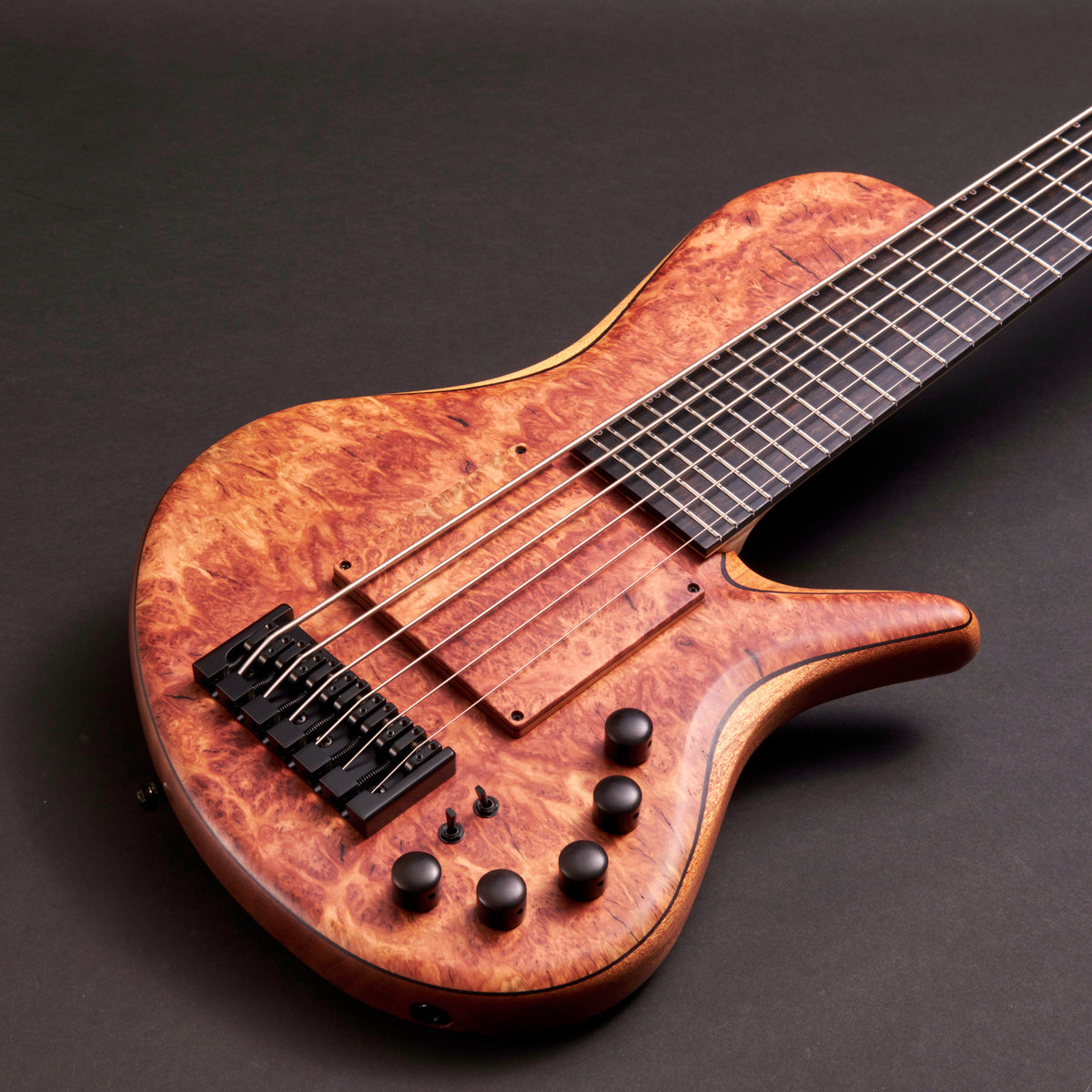 Adamovic Katana 6 Red Mallee 6-string bass at Bass Freaks