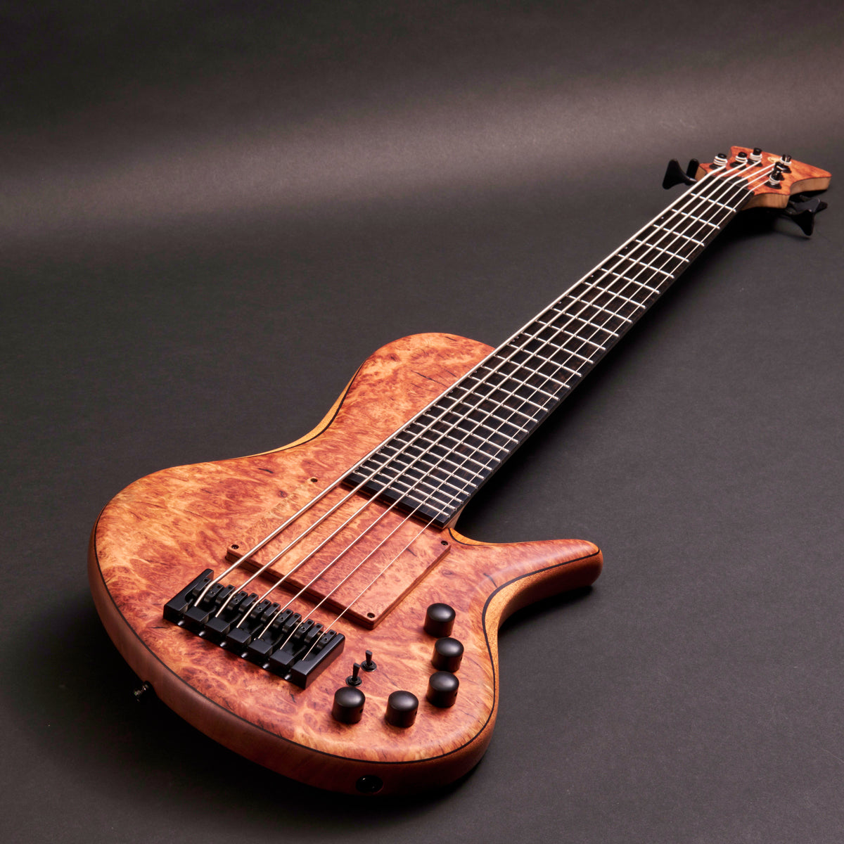 Adamovic Katana 6 Red Mallee 6-string bass at Bass Freaks