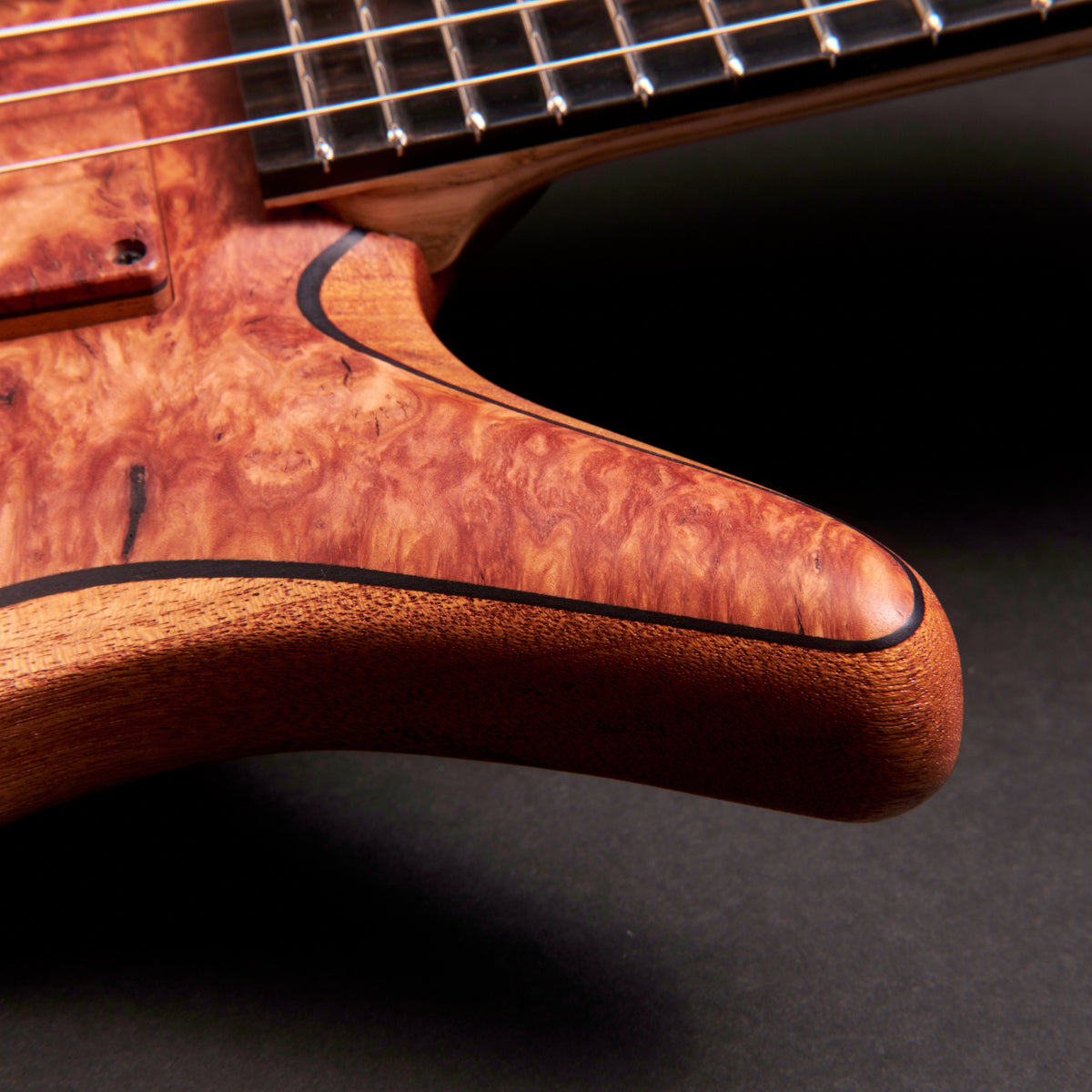 Adamovic Katana 6 Red Mallee 6-string bass at Bass Freaks