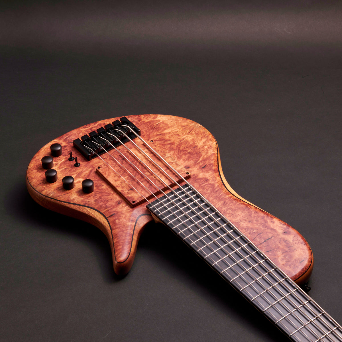 Adamovic Katana 6 Red Mallee 6-string bass at Bass Freaks