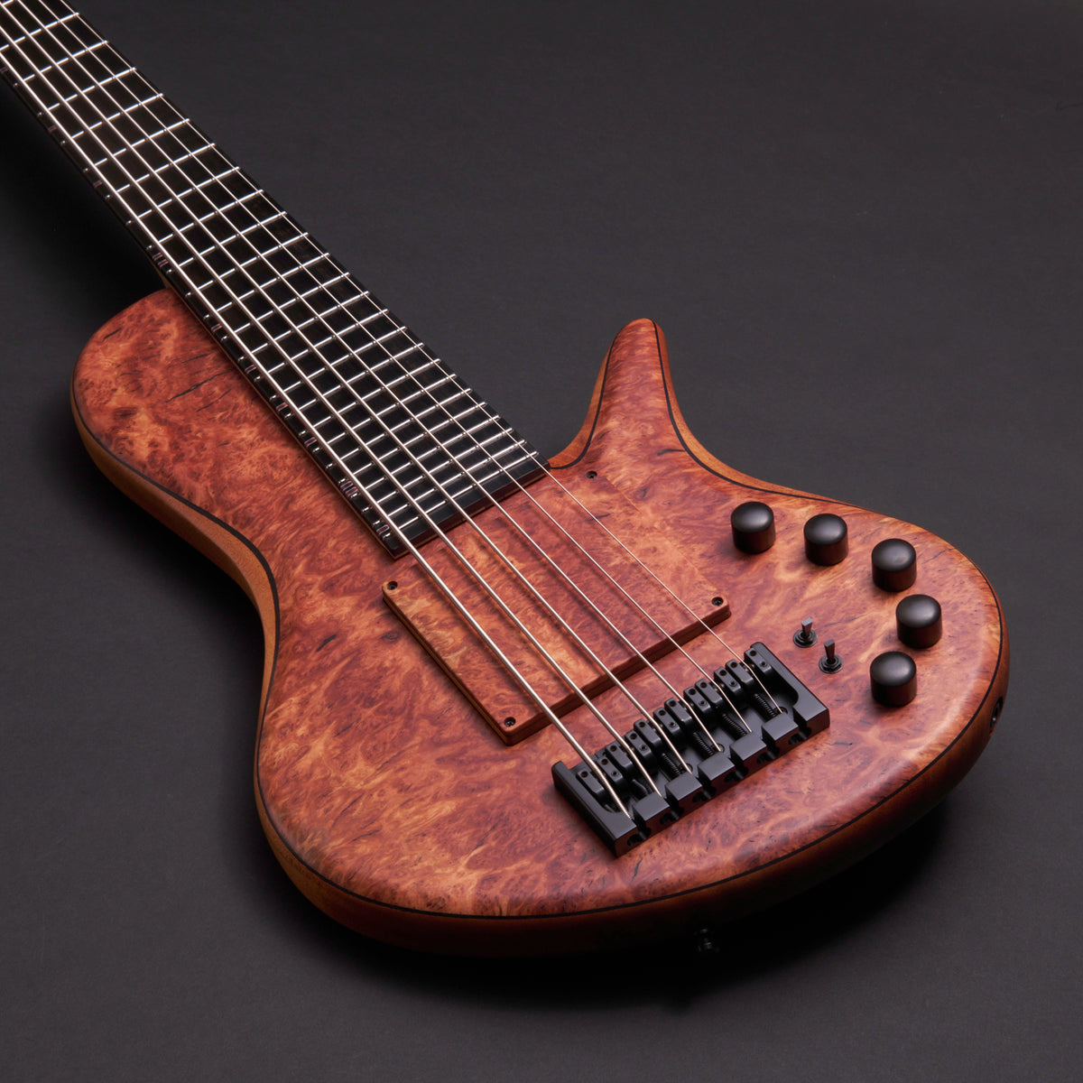 Adamovic Katana 6 Red Mallee 6-string bass at Bass Freaks