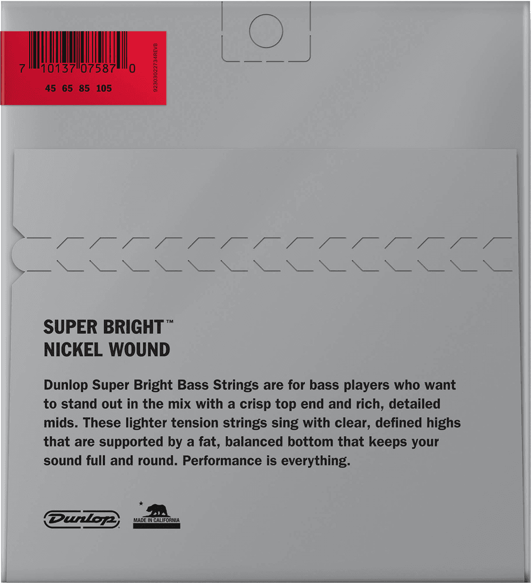 Dunlop Nickel Super Bright 45-105