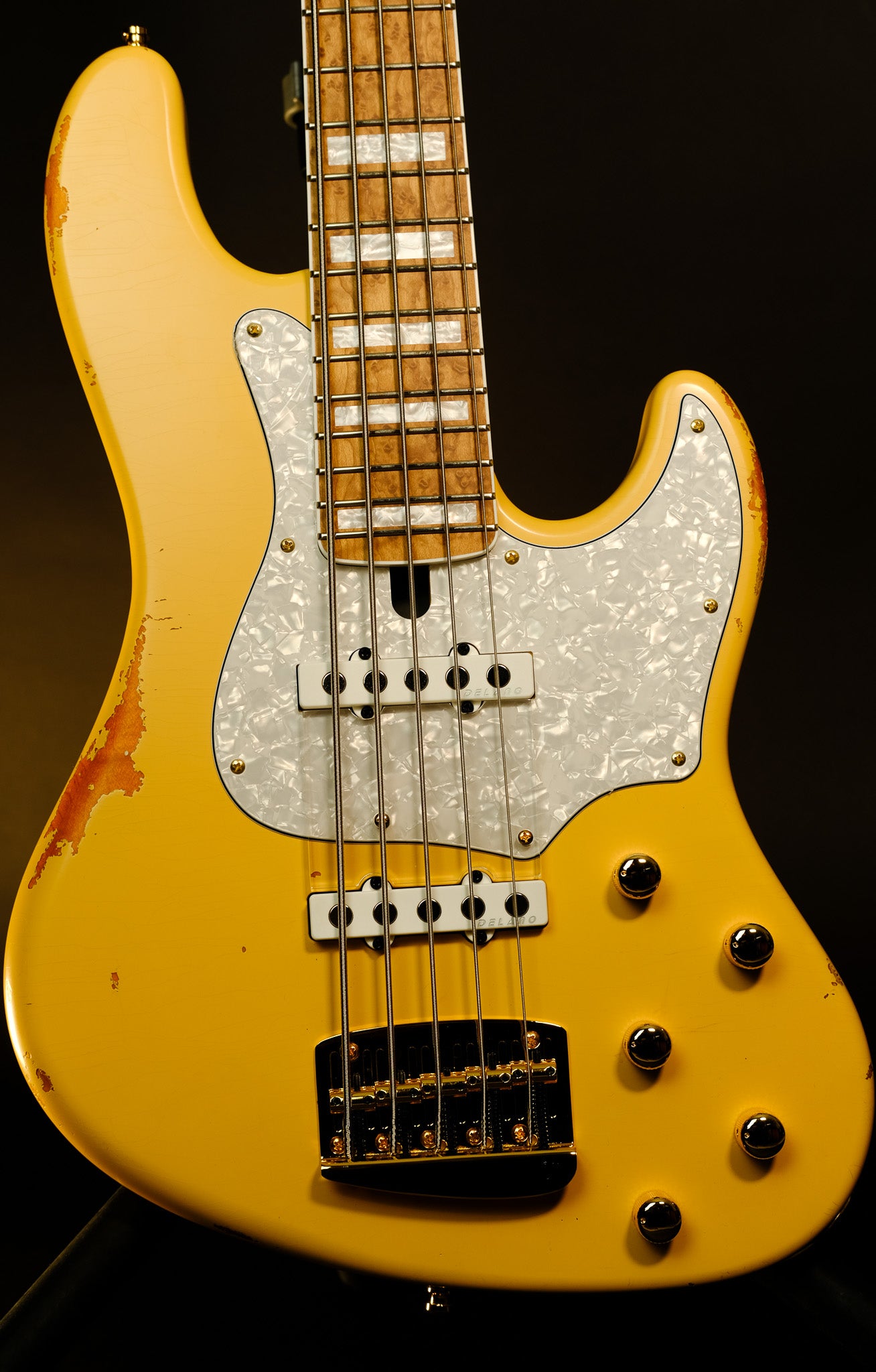 Mayones Guitars Jabba Hadrien Feraud 'Aged Yellow'