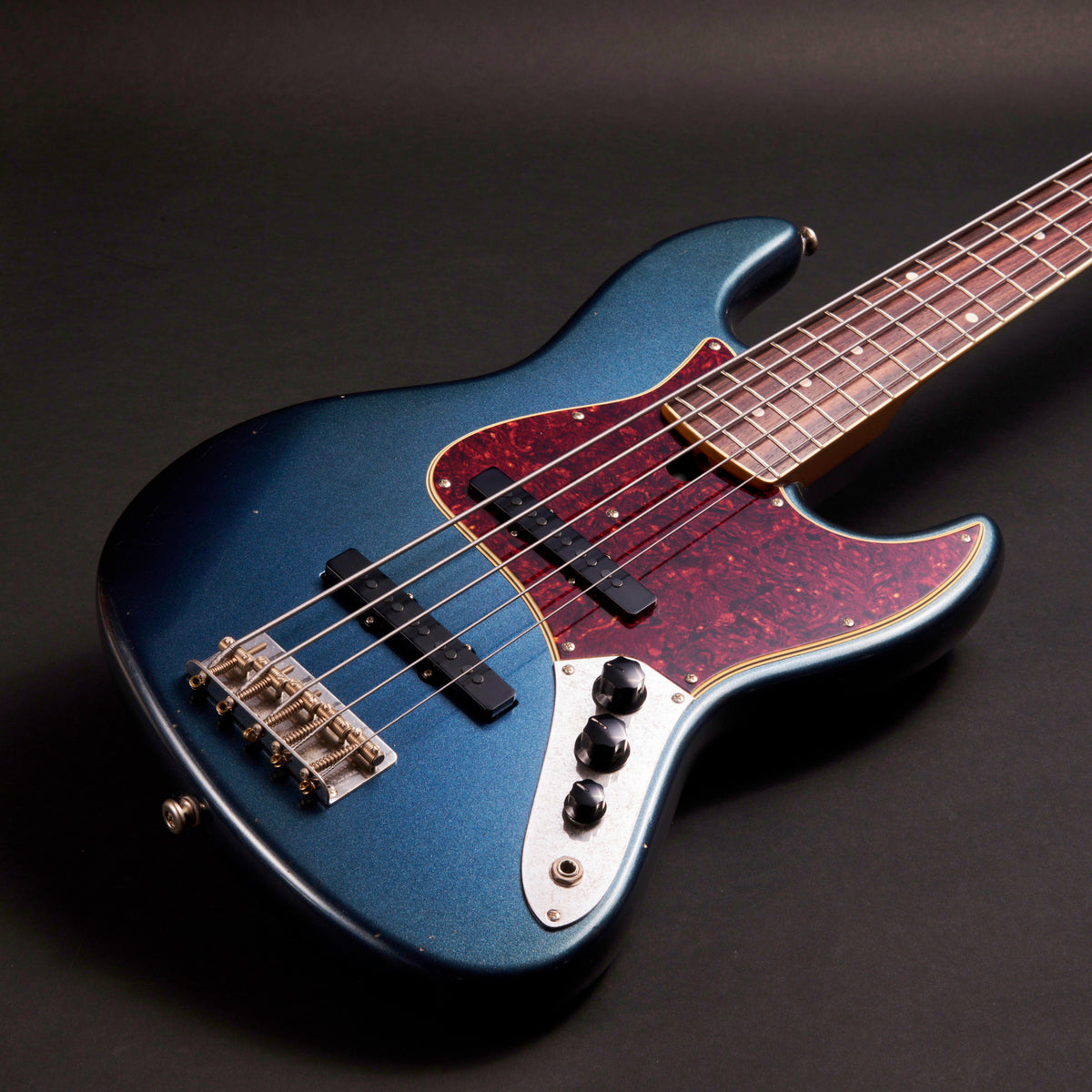 De Gier Bebop 5 Classic VP Blue Aged 5-string bass at Bass Freaks