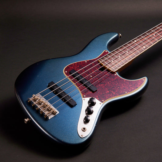 De Gier Bebop 5 Classic VP Blue Aged 5-string bass at Bass Freaks
