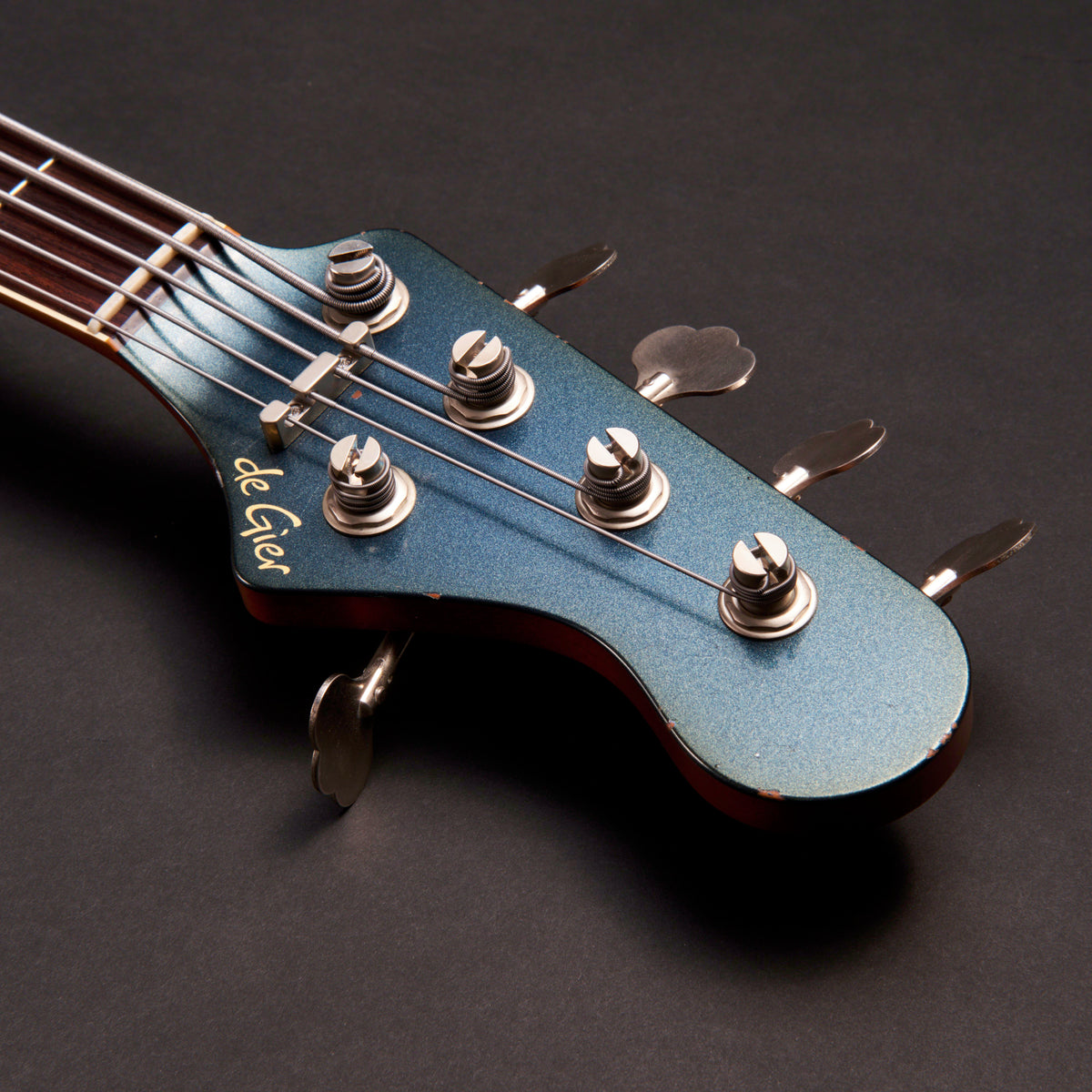 De Gier Bebop 5 Classic VP Blue Aged 5-string bass at Bass Freaks