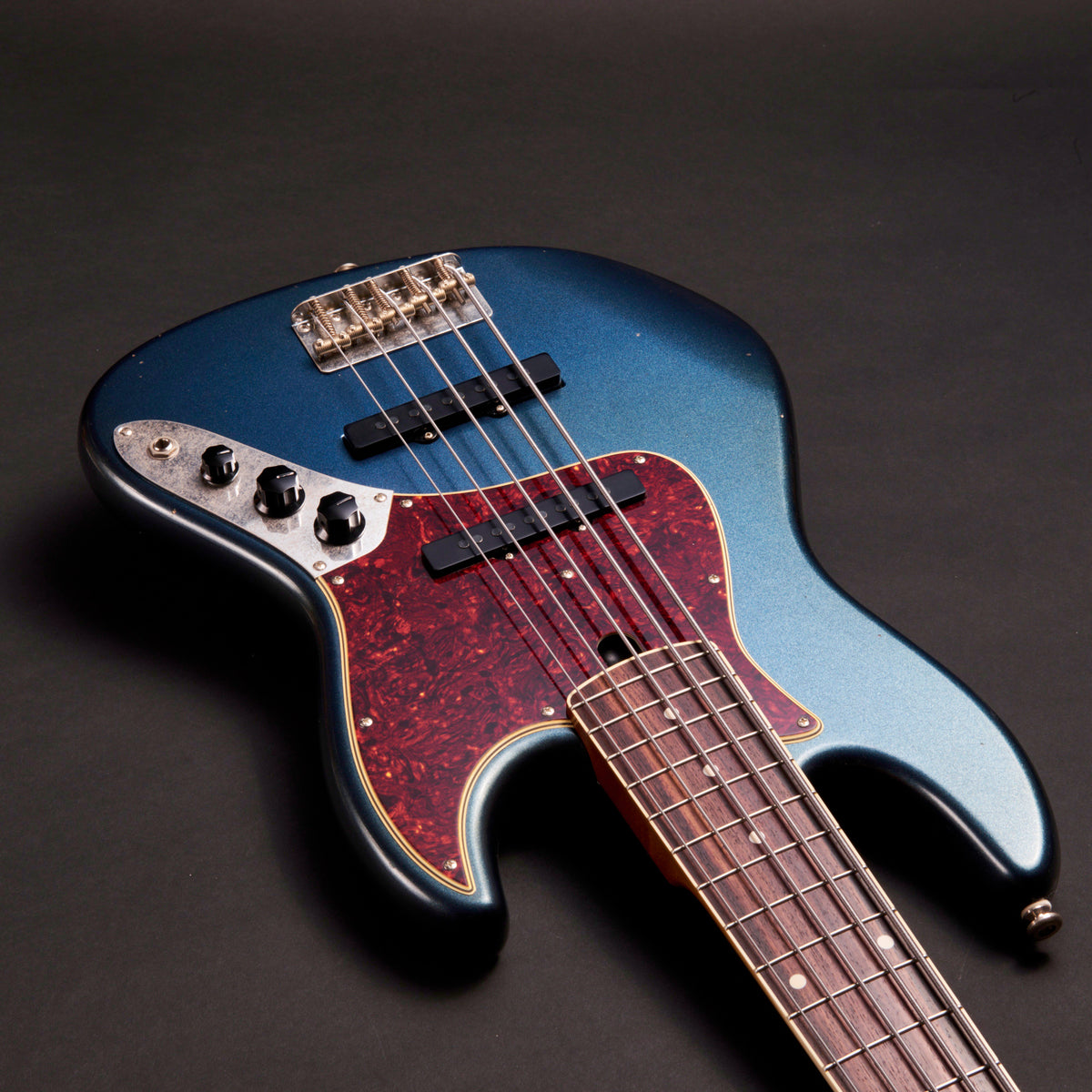 De Gier Bebop 5 Classic VP Blue Aged 5-string bass at Bass Freaks