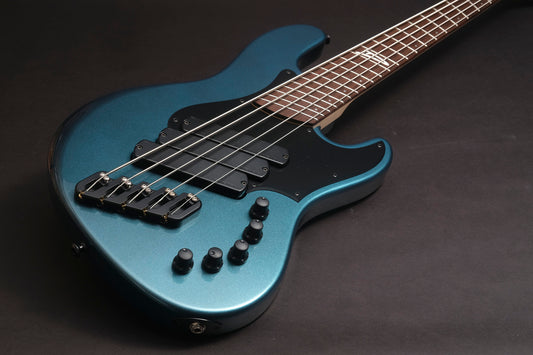 Dingwall Custom Super Jazz 5 - Dark Lake Placid Blue