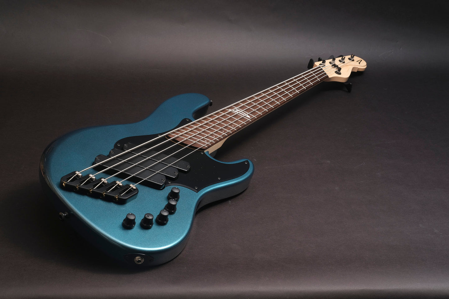 Dingwall Custom Super Jazz 5 - Dark Lake Placid Blue