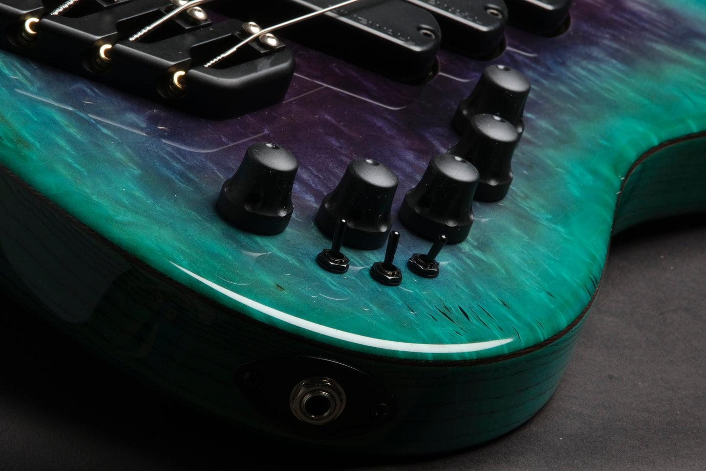 Dingwall Custom Super Jazz 5 - Purple to Turquoise B-STOCK