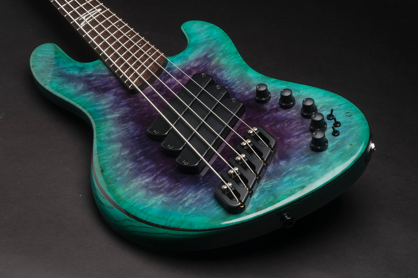 Dingwall Custom Super Jazz 5 - Purple to Turquoise B-STOCK