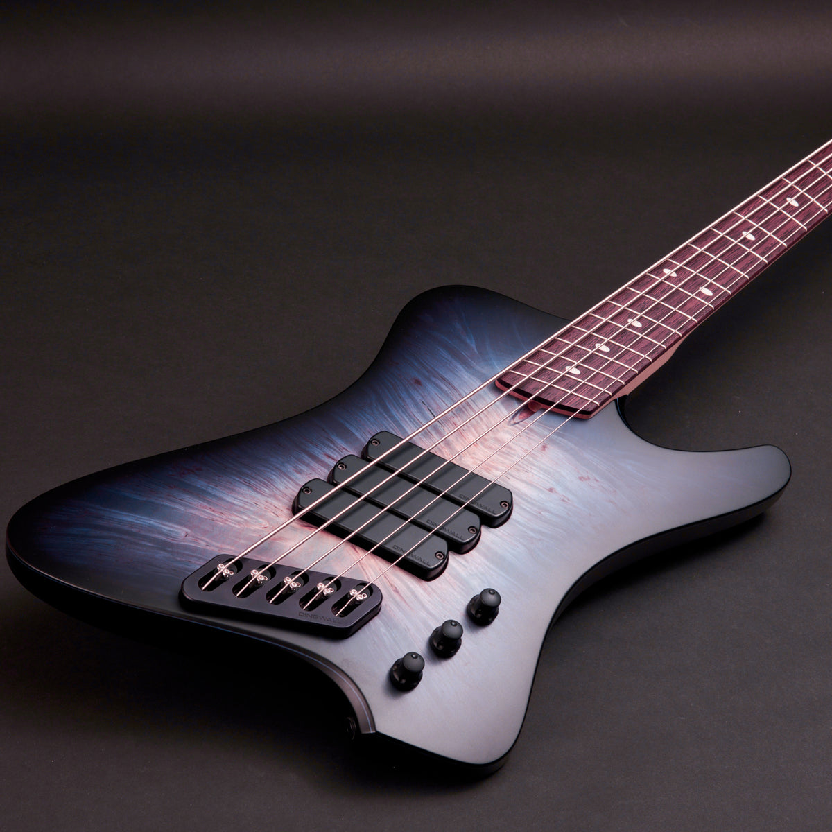 Dingwall D-Roc Custom 5 Aloryck Frost Blue to Natural 5-string bass at Bass Freaks