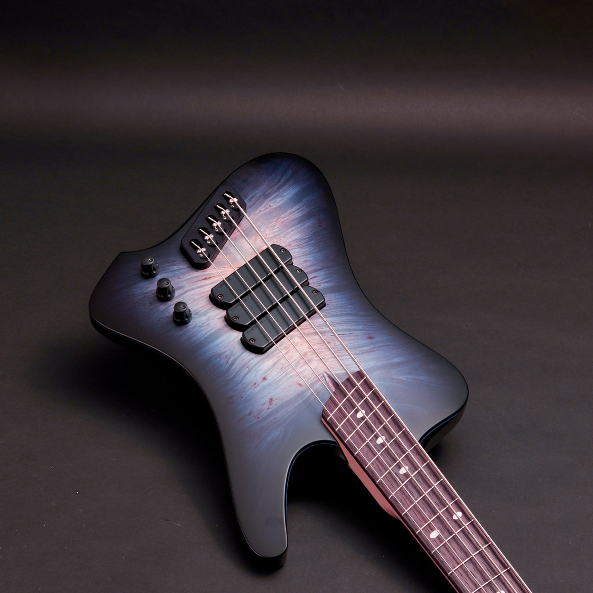 Dingwall D-Roc Custom 5 Aloryck Frost Blue to Natural 5-string bass at Bass Freaks