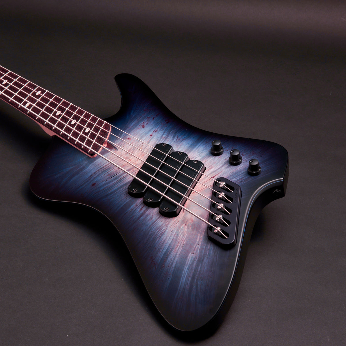 Dingwall D-Roc Custom 5 Aloryck Frost Blue to Natural 5-string bass at Bass Freaks