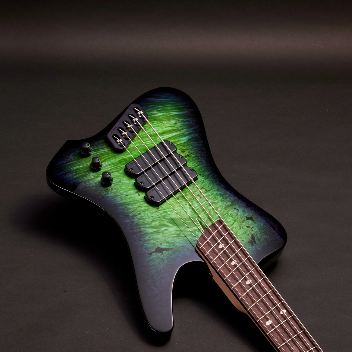 Dingwall D-Roc Custom 5 Magdar Kellen Blue to Green Gloss 5-string bass at Bass Freaks