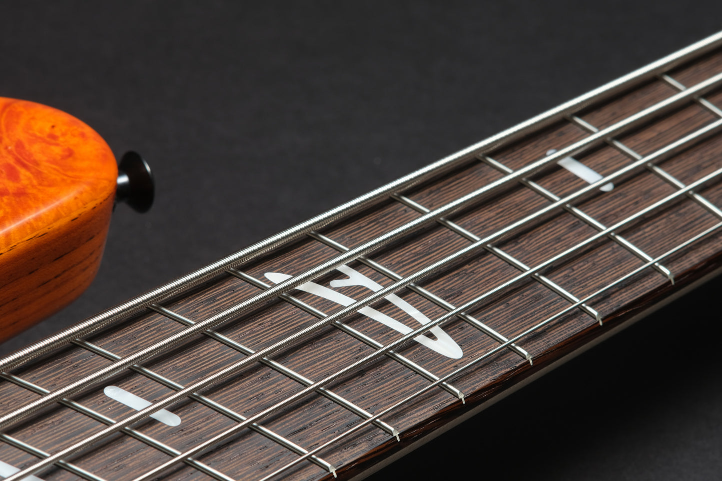 Dingwall Super Jazz 5 - Vampire Red to Solar Orange