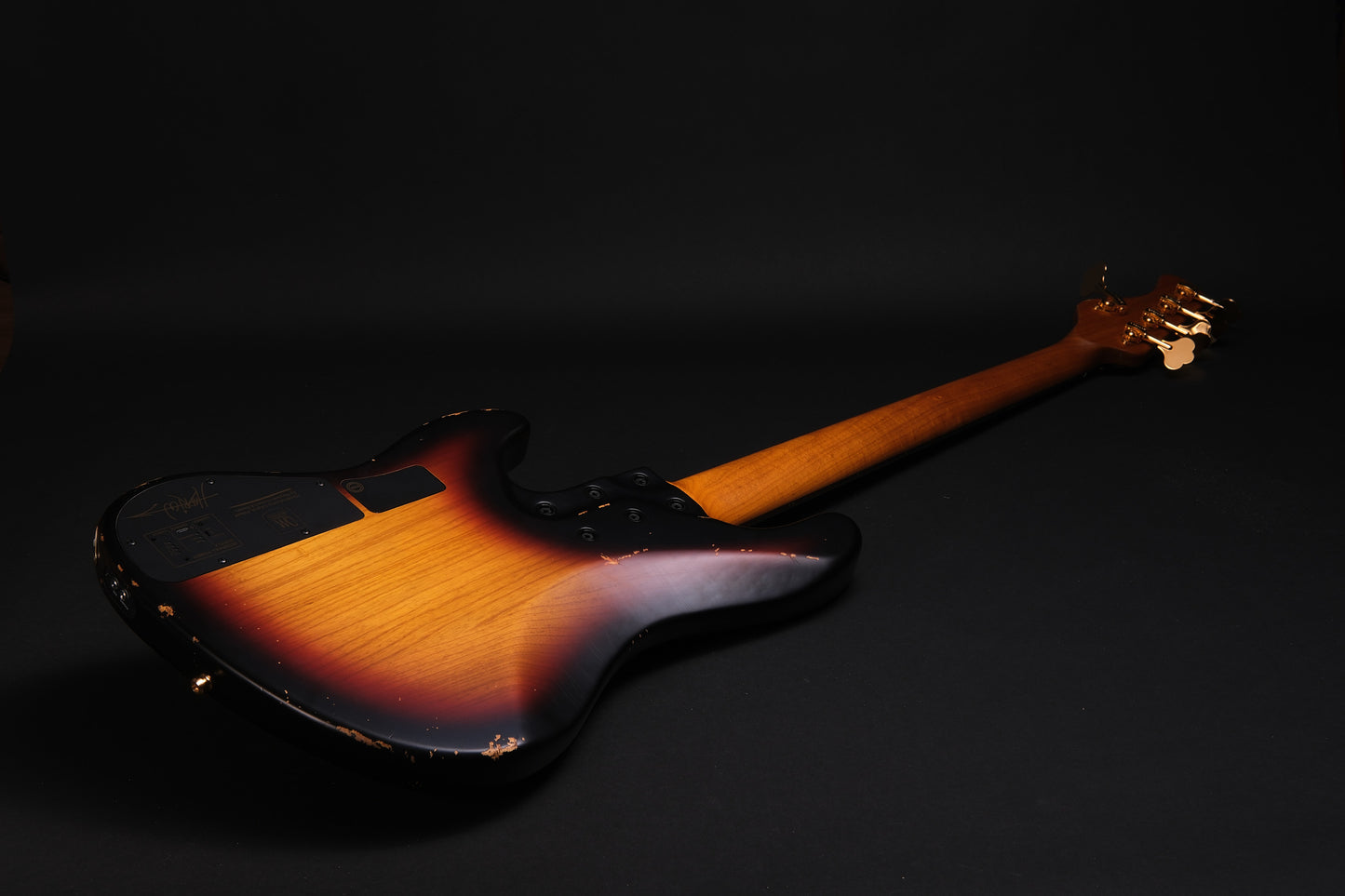Mayones Jabba HF Aged Sunburst 5 - Transparent Sun-Burst Nitro Aged
