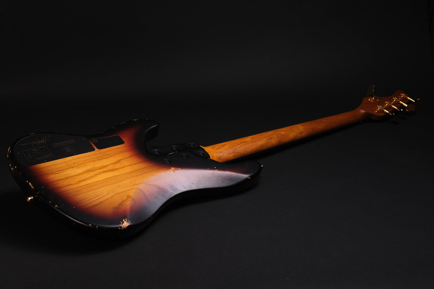 Mayones Jabba HF Aged Sunburst 5 - Transparent Sun-Burst Nitro Aged