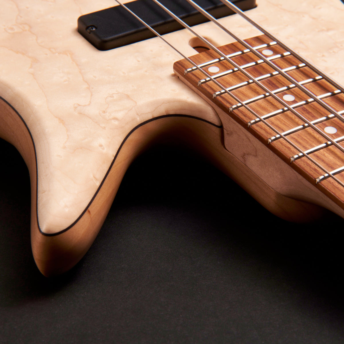 Fodera Monarch 4 Standard Special - Birdseye Maple Natural