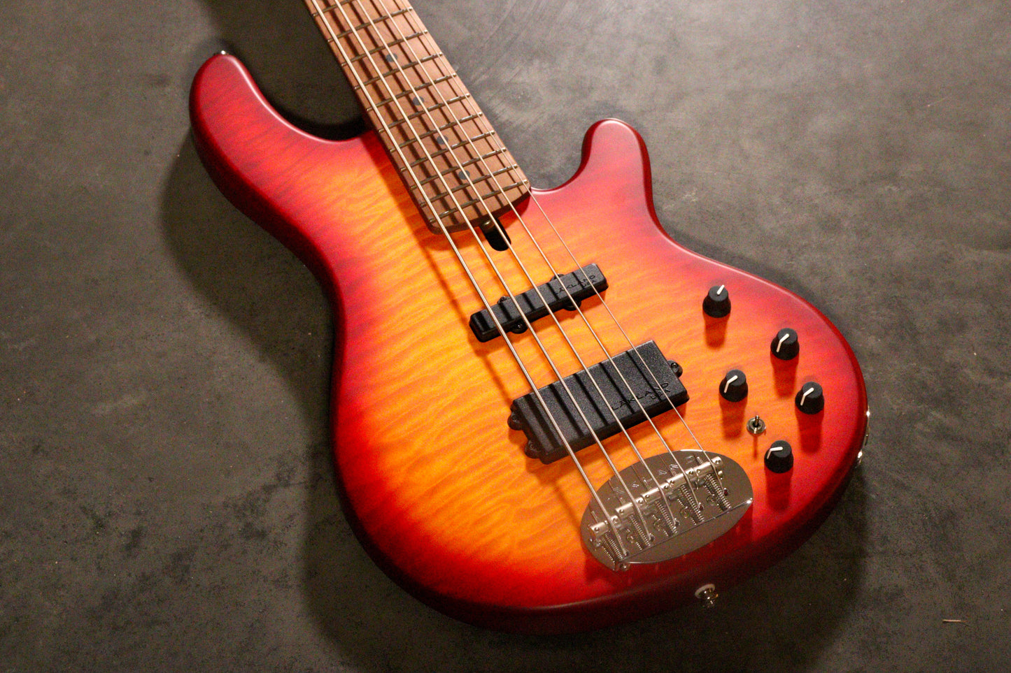 Lakland Basses Skyline 55-02 Custom 'Cherry burst'