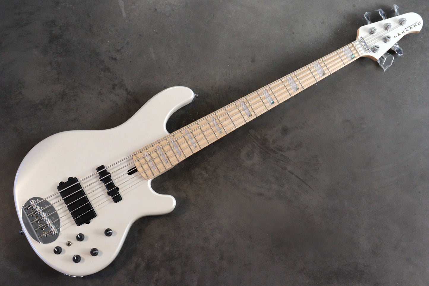 Lakland Basses Skyline 55-02 Custom 'White Pearl'