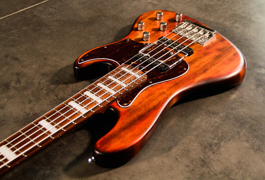 Mayones Guitars Jabba 5 Hadrien Feraud 'Antique Brown' (in stock - 4,02 kilos)