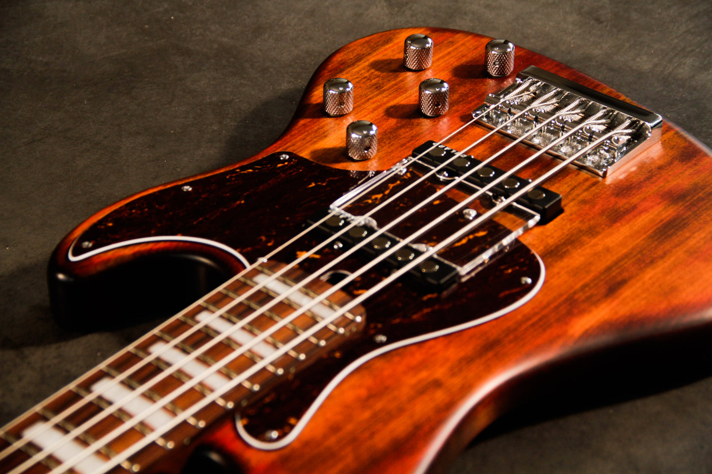 Mayones Guitars Jabba 5 Hadrien Feraud 'Antique Brown' (in stock - 4,02 kilos)