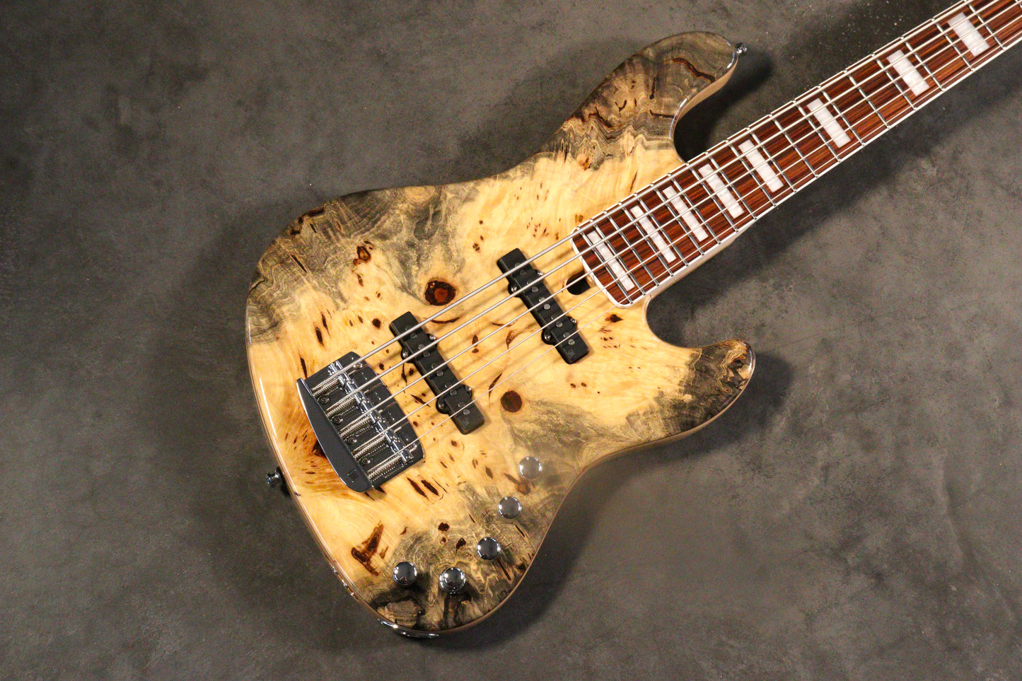 Mayones Guitars Jabba custom 'Buckeye burl'