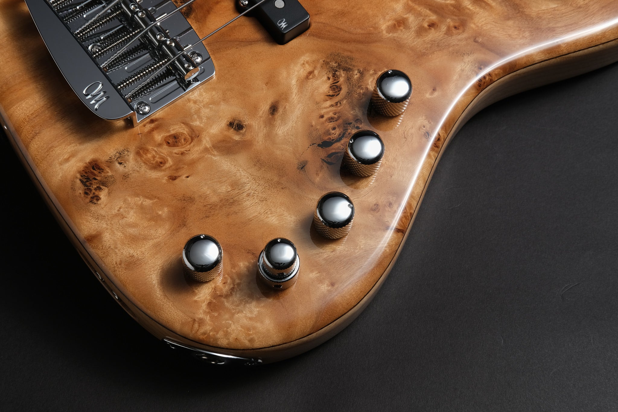 Mayones Jabba Custom 4: Stunning Eye Poplar Design - Bass Freaks