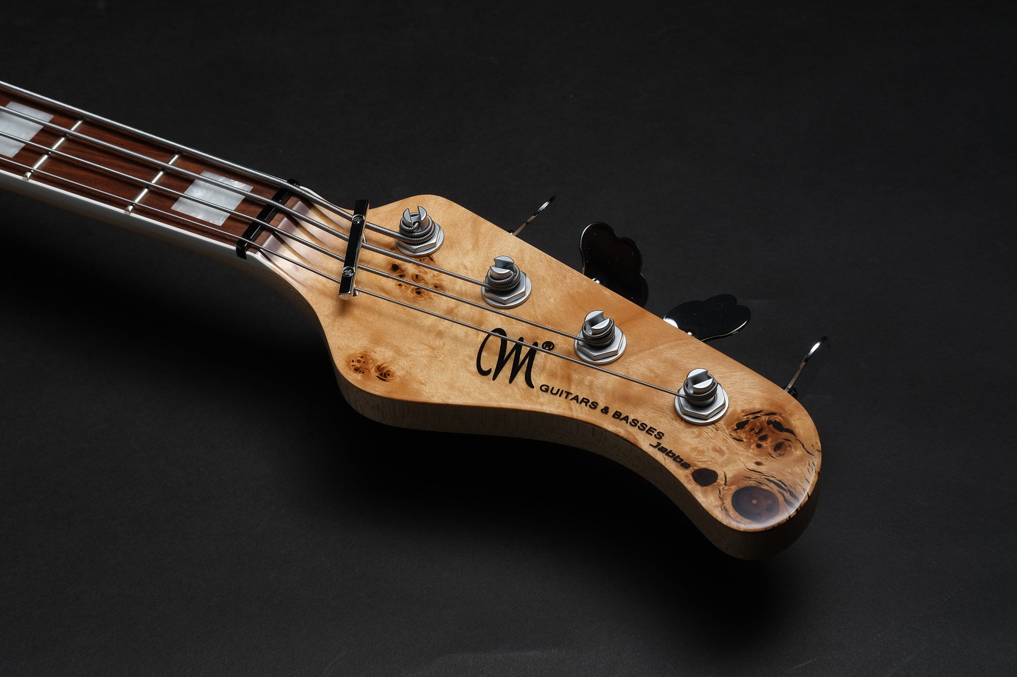 Mayones Jabba Custom 4: Stunning Eye Poplar Design - Bass Freaks