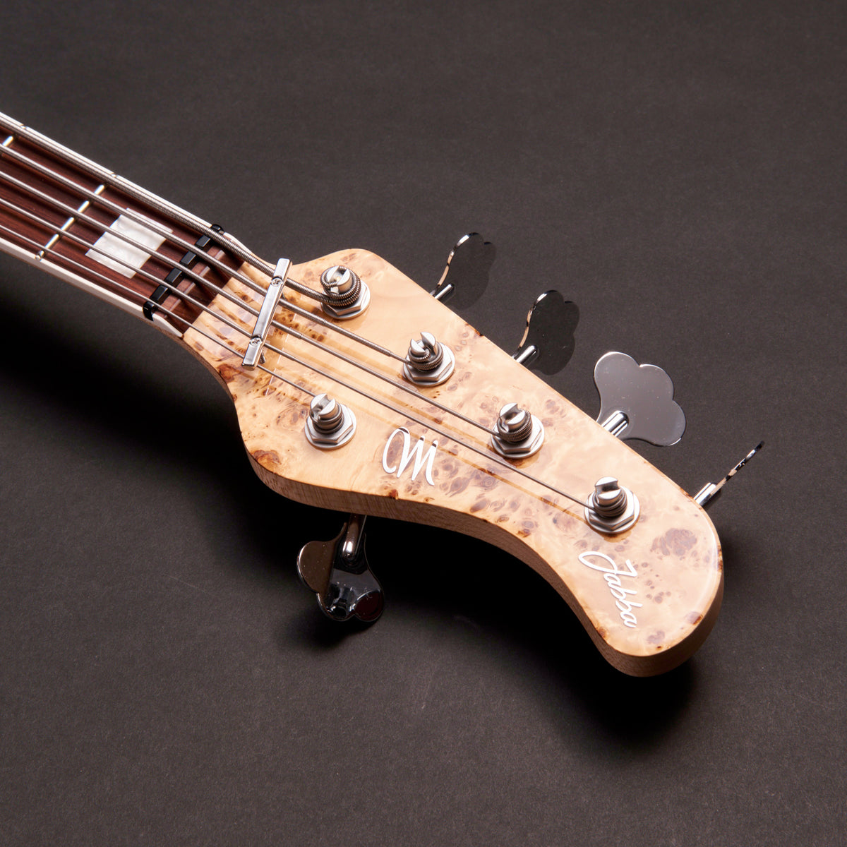 Mayones Jabba Custom 5 JJ Eye Poplar Trans Natural Gloss 5-string bass at Bass Freaks