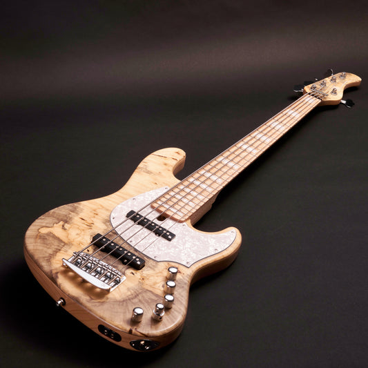 Mayones Jabba Custom BB 5 JJ Birdseye - Trans Natural Gloss