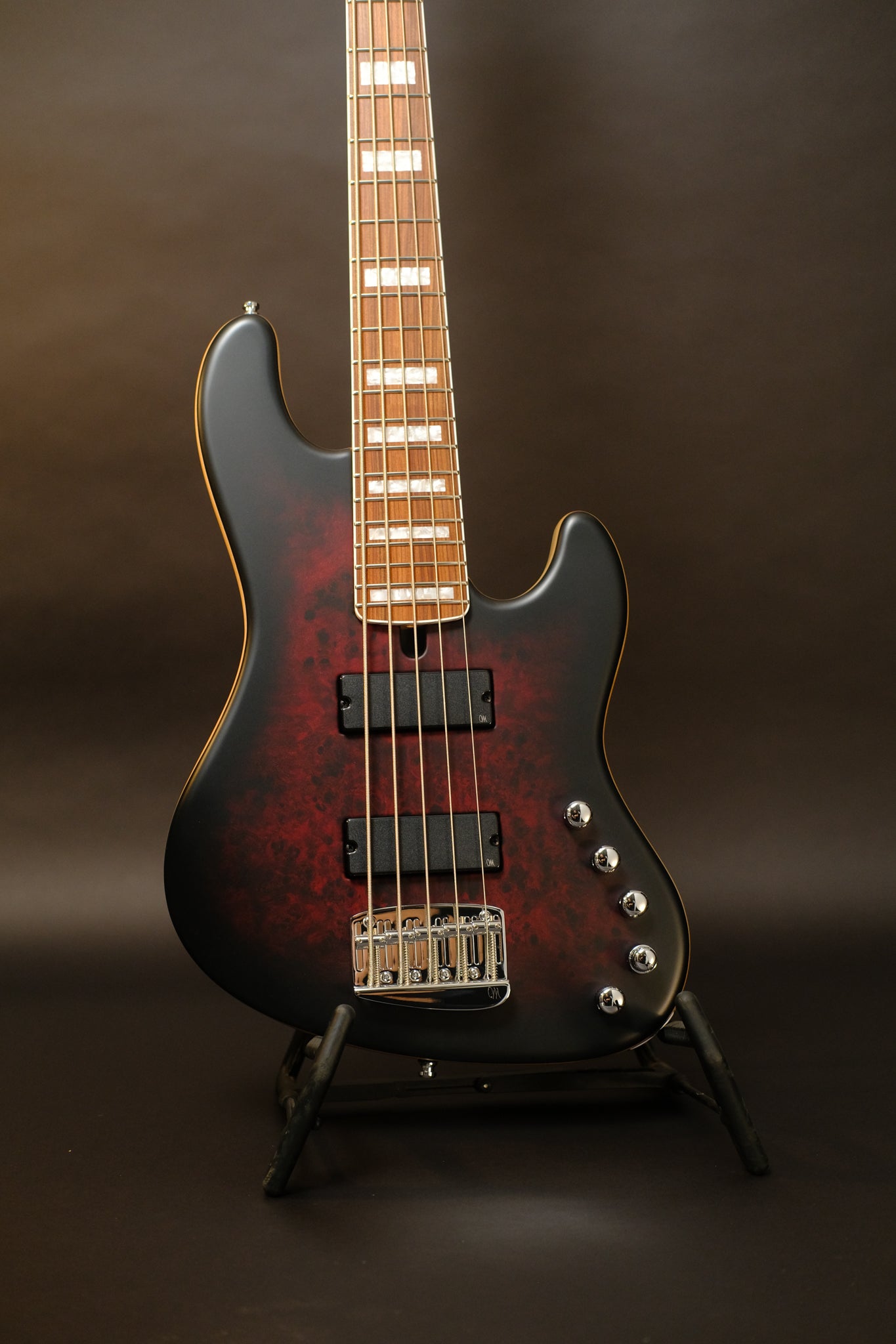 Mayones Jabba Custom EP 5 - Trans Dirty-Red Burst Satin