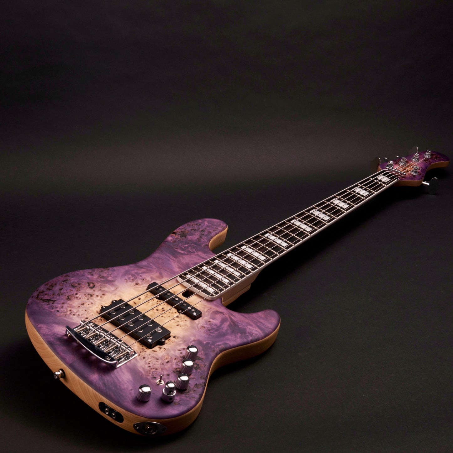 Mayones Jabba Custom EP 5 - Trans Natural Fade Purple Burst