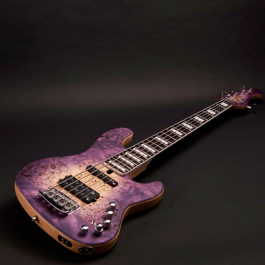 Mayones Jabba Custom EP 5 - Trans Natural Fade Purple Burst