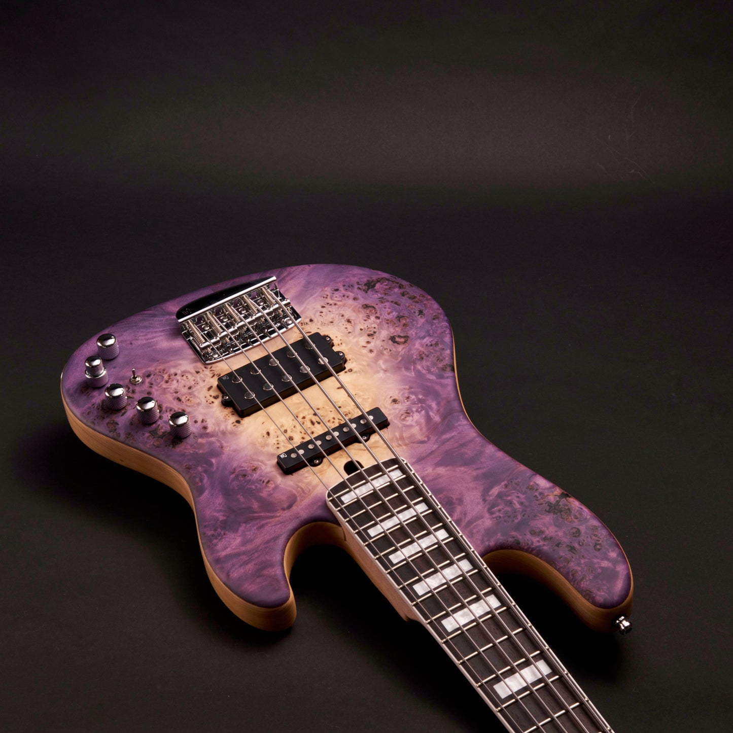 Mayones Jabba Custom EP 5 - Trans Natural Fade Purple Burst